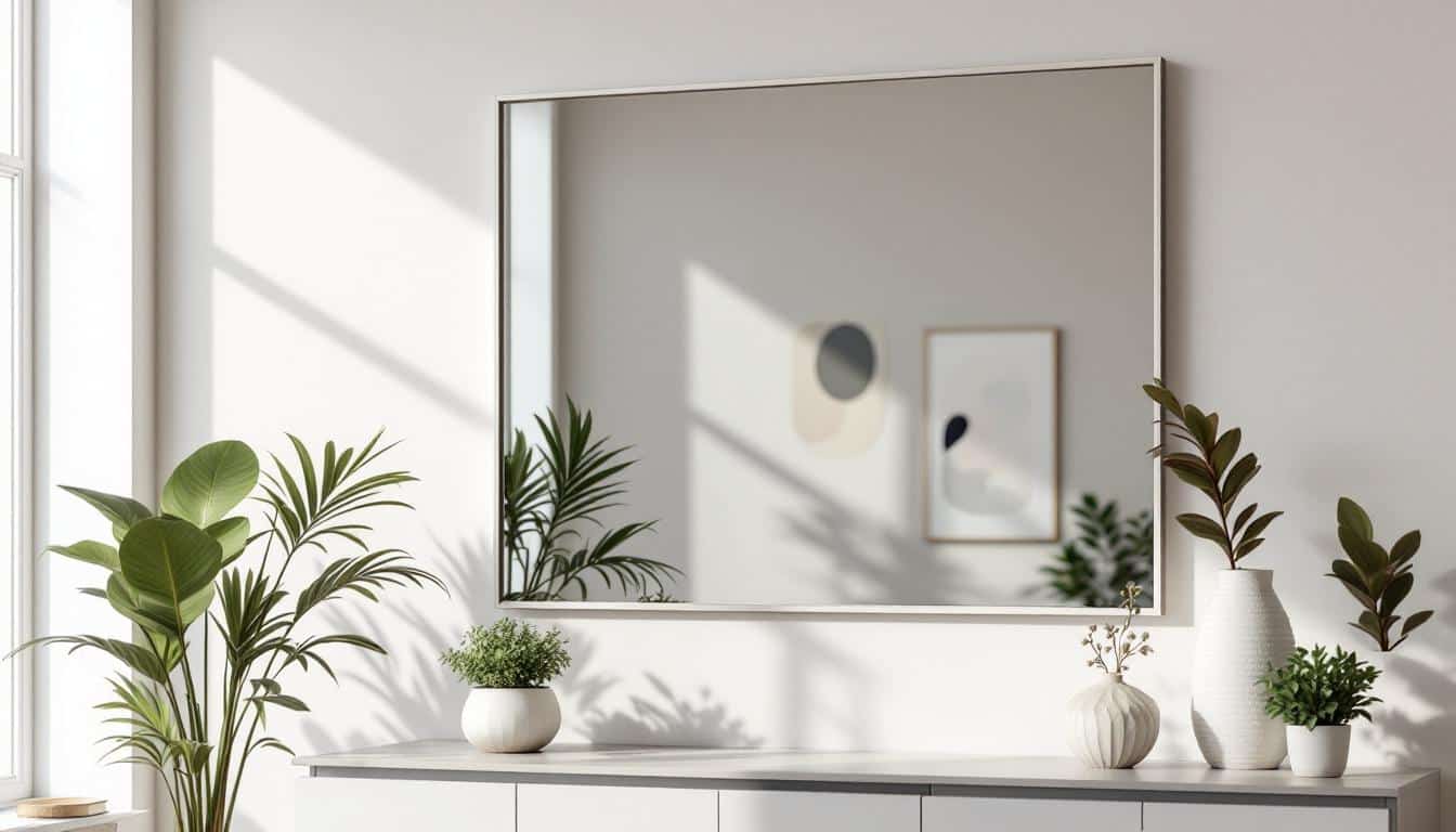 découvrez notre grand miroir mural ikea qui allie élégance et fonctionnalité. parfait pour agrandir visuellement votre espace, ce miroir s'intègre harmonieusement dans tout type de décoration intérieure. idéal pour le salon, la chambre ou même l'entrée, il reflète beauté et lumière tout en ajoutant une touche moderne à votre intérieur.